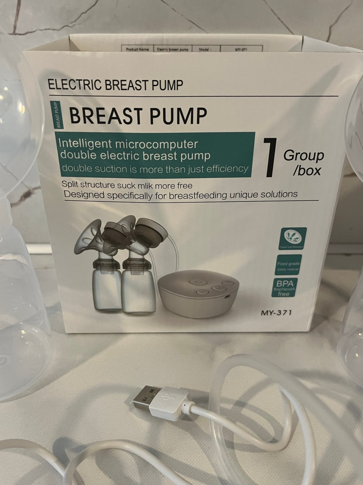 Nieuwe elektrische dubbele borstkolf, Kinderen en Baby's, Ophalen, Nieuw