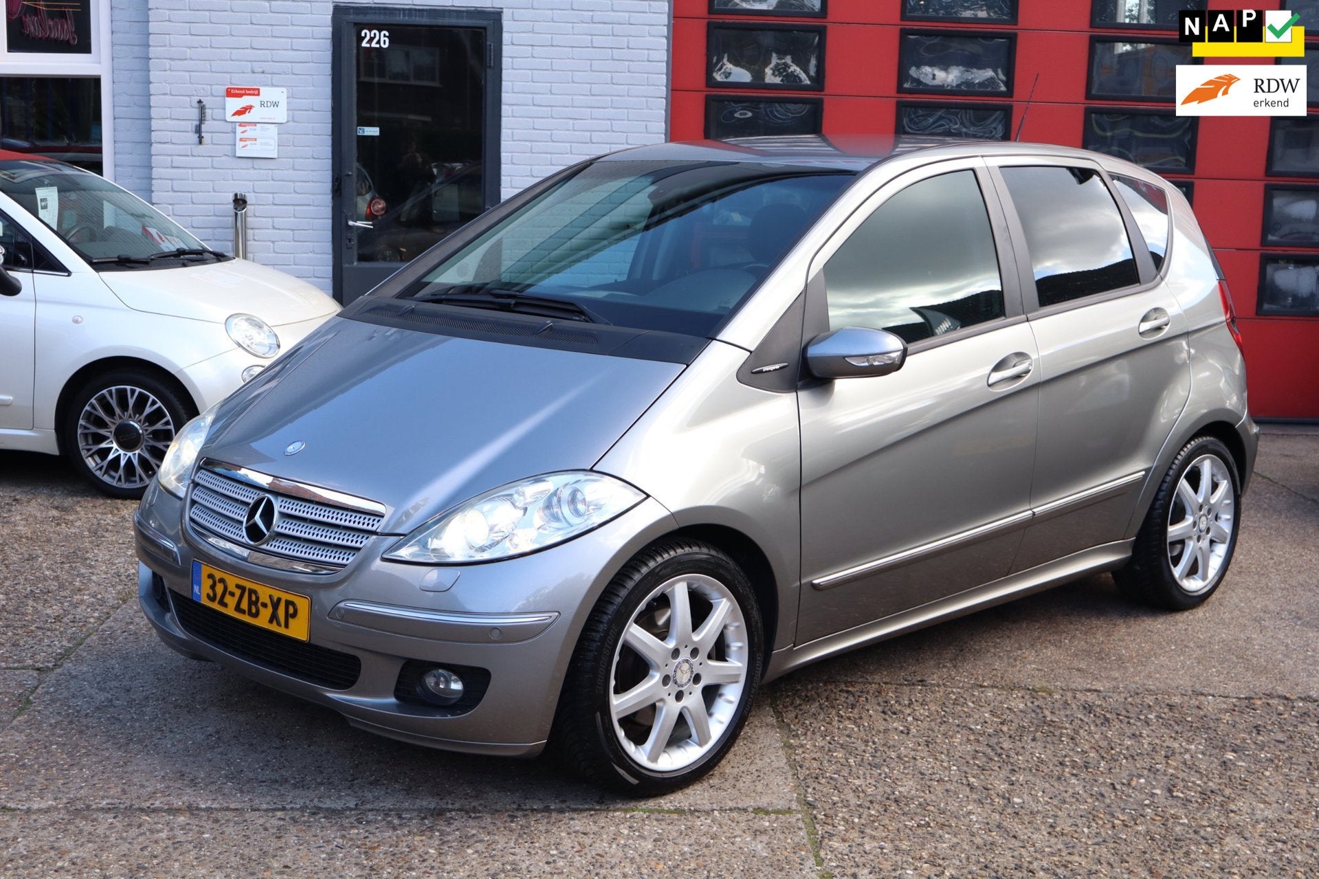 Mercedes-Benz A-klasse 200 Turbo Avantgarde , 193 PK DEALER, Auto's, Voorwielaandrijving, Dealer onderhouden, Gebruikt, 4 cilinders