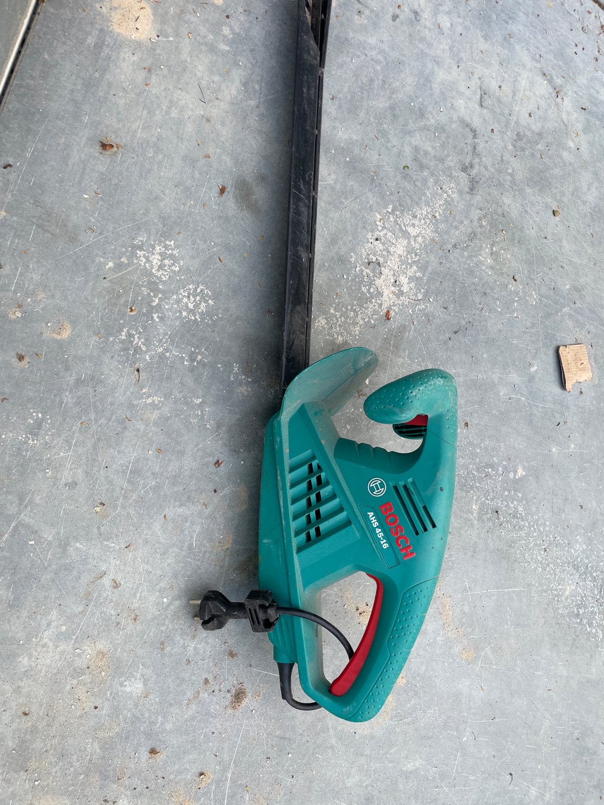 Bosch AHS 45-16 Heggenschaar, Ophalen of Verzenden, Gebruikt, Elektrisch
