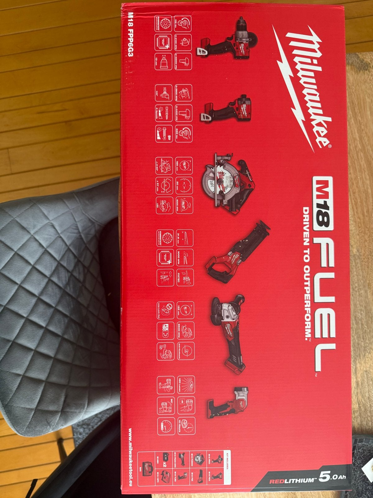 Milwaukee M18 FUEL Accu Gereedschap Set - Nieuw in Doos, Ophalen of Verzenden, Nieuw, 600 watt of meer, Overige typen