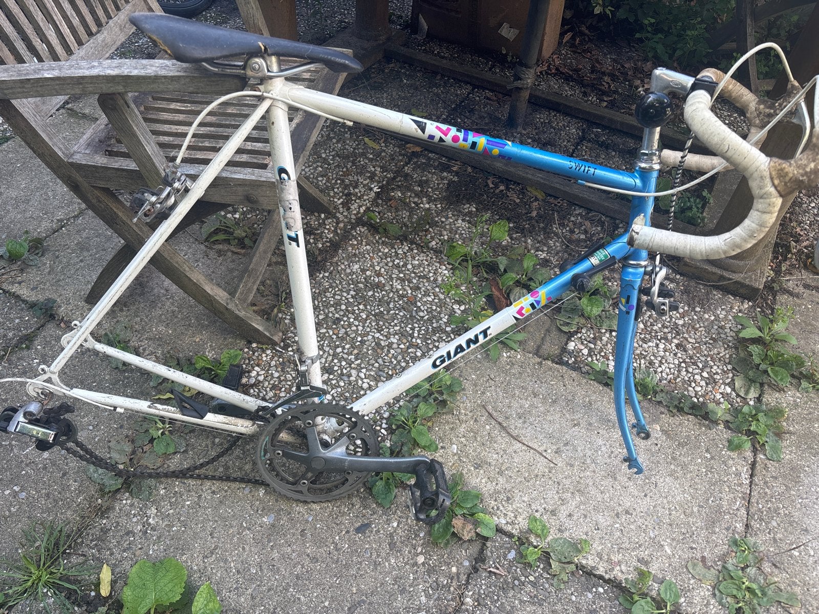 Giant Swift racefiets frame - opknapper, Ophalen, Gebruikt, Staal, Giant