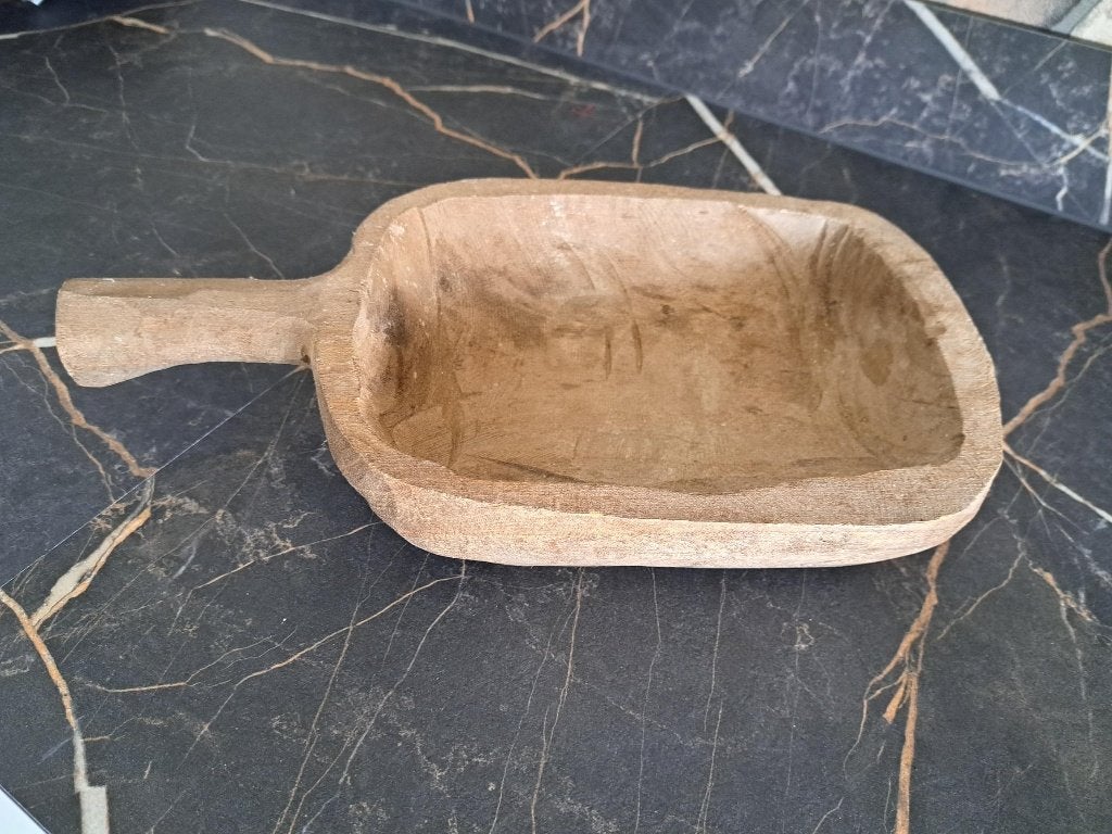 Landelijk houten decoratie schep., Hout, Ophalen of Verzenden, Bruin, Landelijk