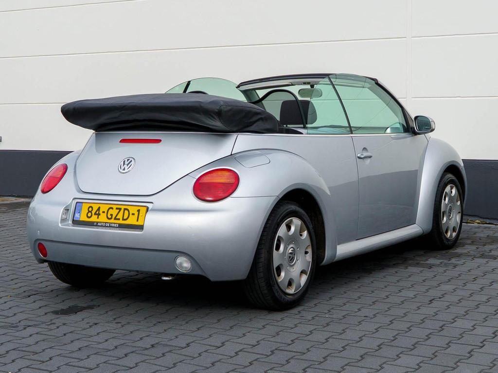 Volkswagen New Beetle Cabriolet 1.6 102pk Turijn | Airco | R, Auto's, Volkswagen, Stof, Gebruikt, Beetle (Kever), 4 cilinders