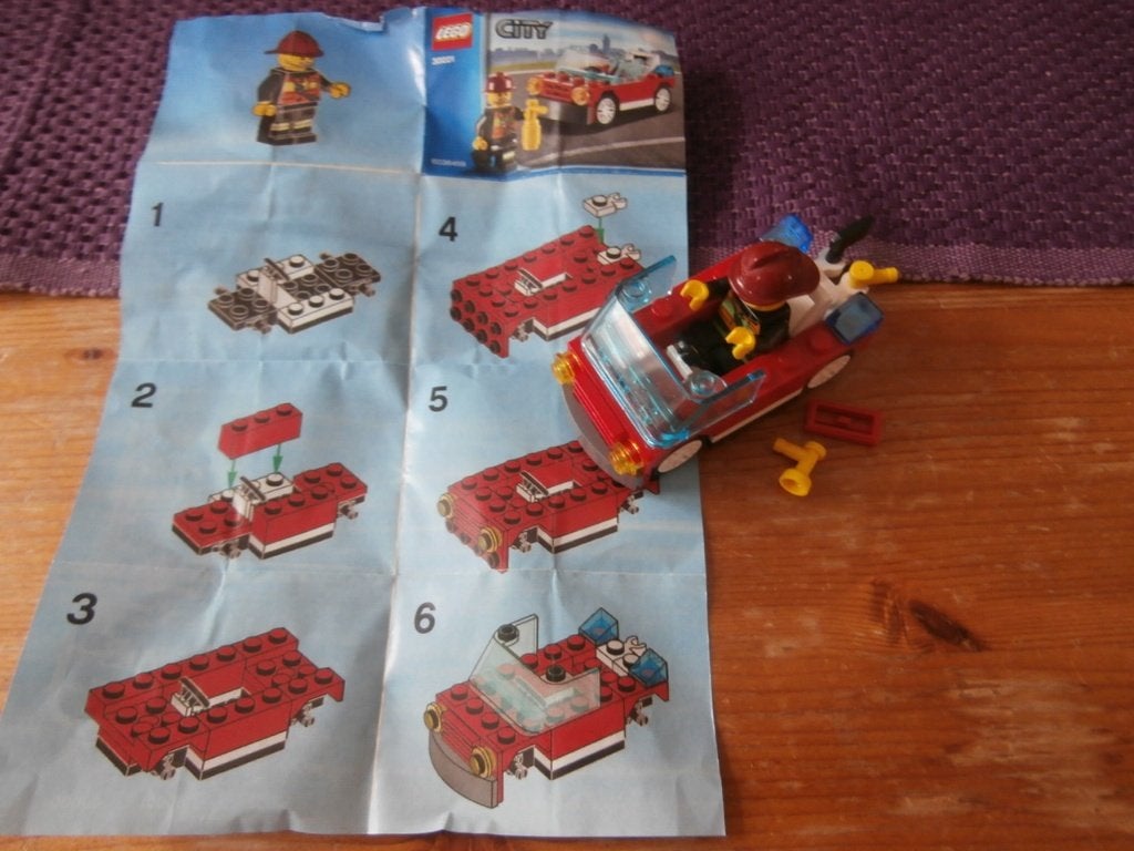 Lego City 30221 brandweerauto brandweerwagen auto, City, Lego, Compleet, Ophalen of Verzenden