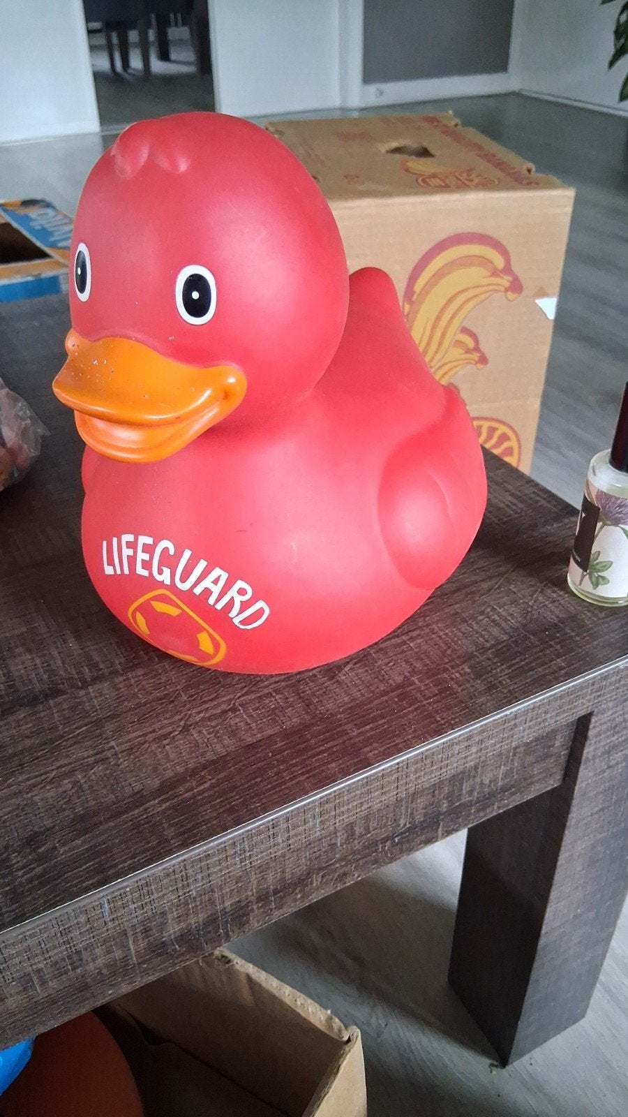 Rode badeend 'Lifeguard', Ophalen of Verzenden, Gebruikt