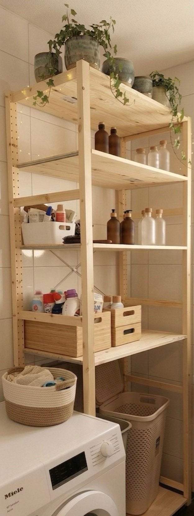 Houten IVAR IKEA opbergrek met 5 planken 226cm x 50cm x 83cm, Huis en Inrichting, Ophalen, Zo goed als nieuw