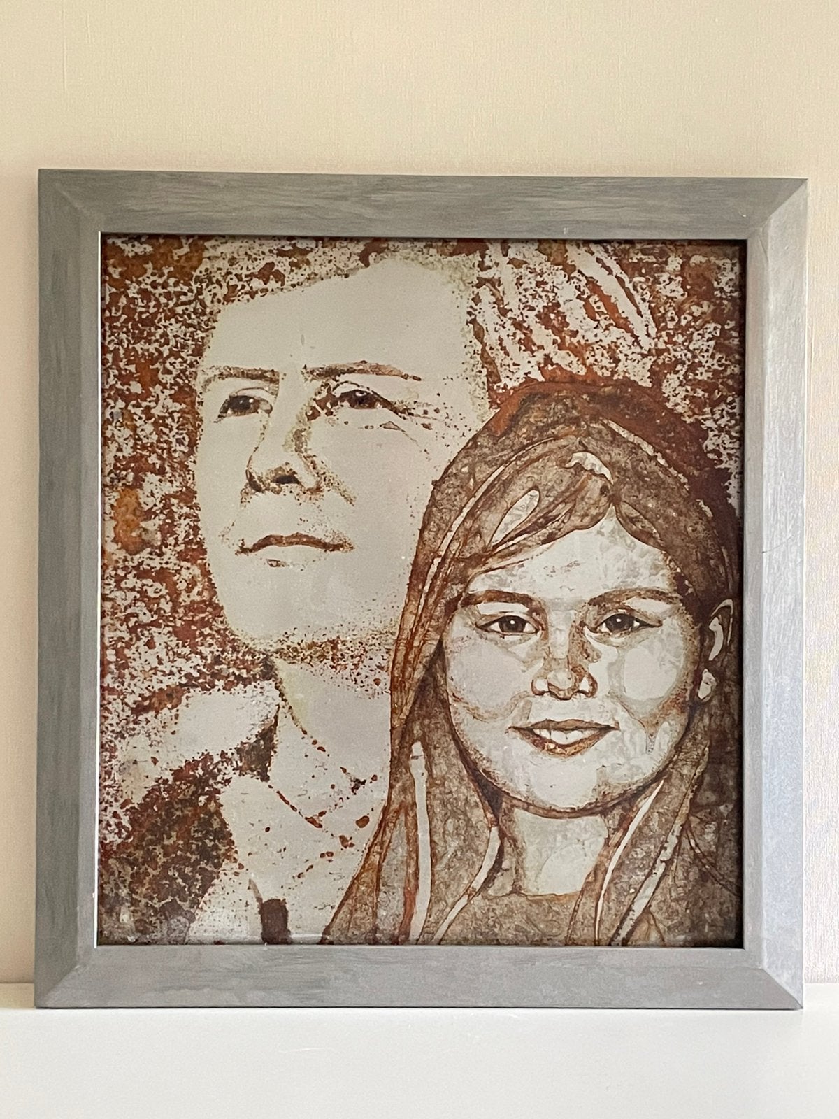 Exclusief Koninklijk Duoportret | Petra Knol Daudeij -2014, Antiek en Kunst, Ophalen of Verzenden, Gemengde techniek, Gelimiteerde oplage