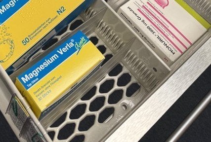 Lade-vakverdeler van Apotheek, Kunststof, Verzenden, 50 tot 100 cm, Minder dan 100 cm