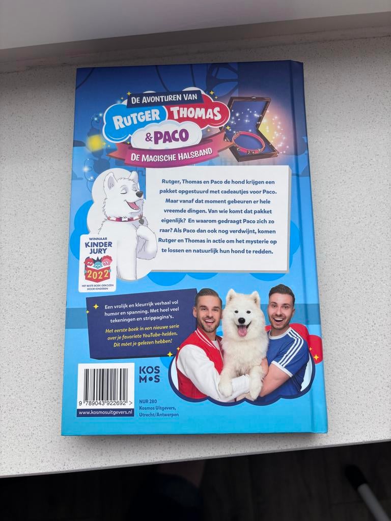 De Avonturen van Rutger, Thomas & Paco: De Magische Halsband, Ophalen of Verzenden, Zo goed als nieuw, Fictie algemeen