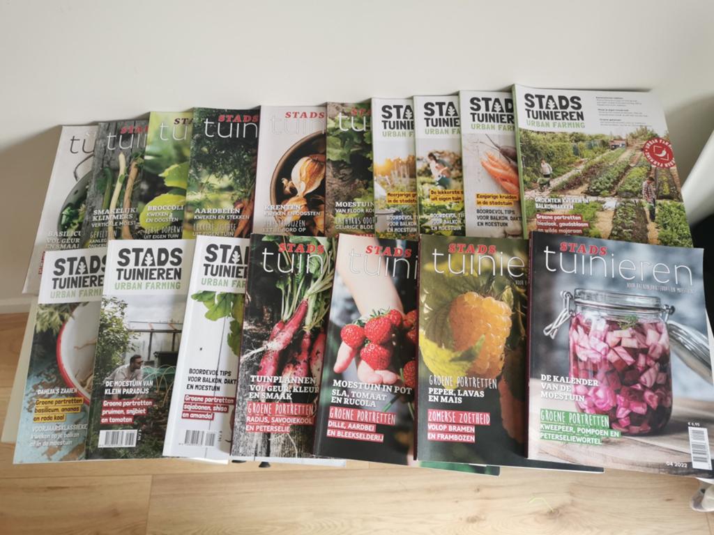 Stadstuinieren Magazine jaargang 22, 23, 24, 25 (en 1 losse, Ophalen
