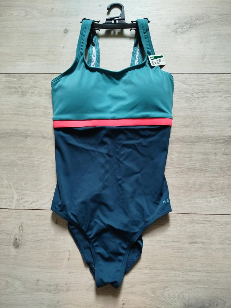 Nog nieuw: Nabaiji Badpak petrolblauw groen/blauw maat S., Blauw, Nabaiji, Nieuw, Badpak