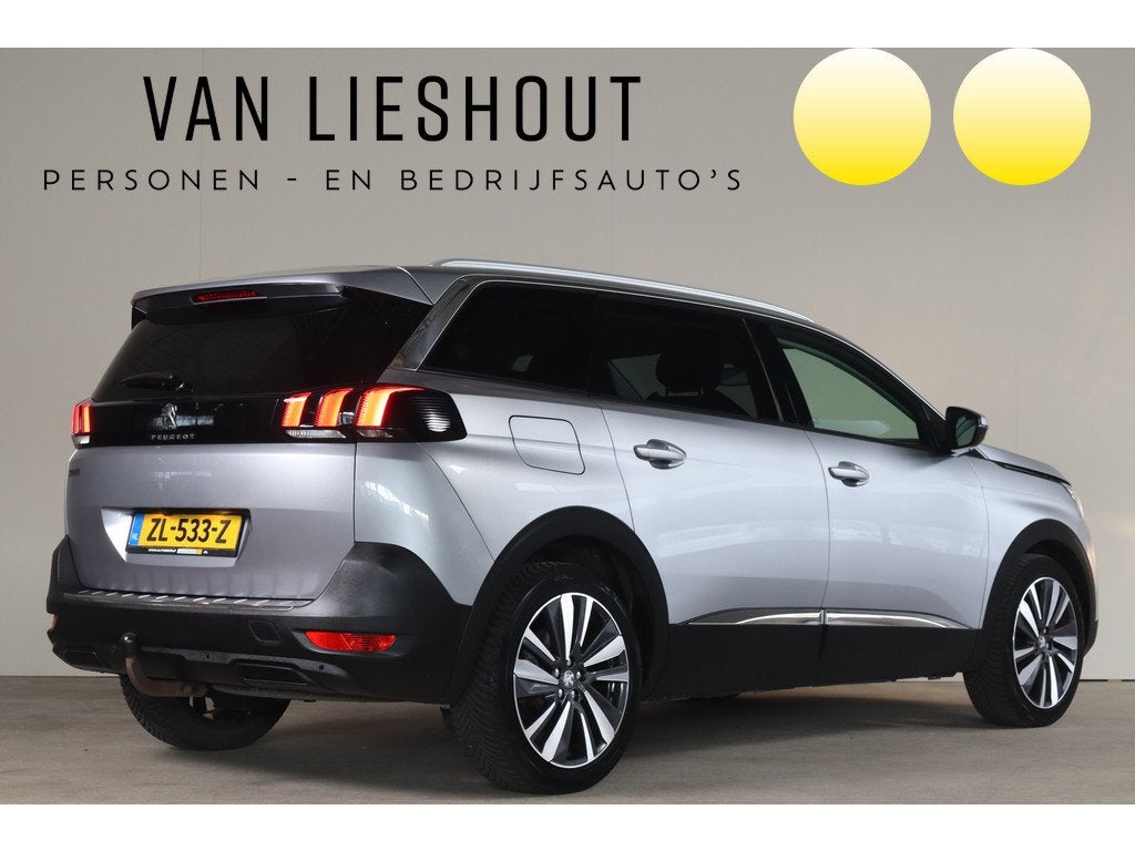 Peugeot 5008 1.2 PureTech Allure - NL- Auto! 7 pers. I Camer, Auto's, Parkeersensor, Gebruikt, 1199 cc, 1270 kg