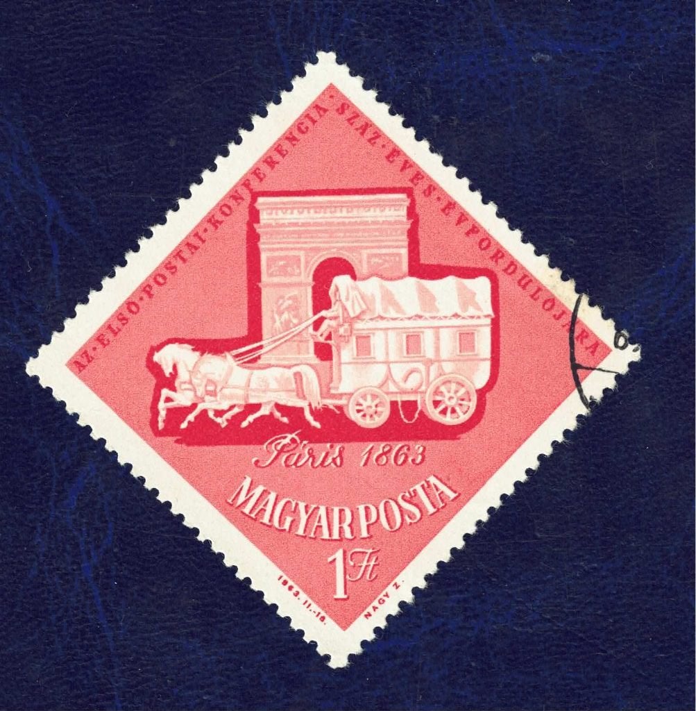 Fauna - Paarden - Hongarije - 1 FT - "Paris 1863"- (jr.'63), Ophalen of Verzenden, Gestempeld, Dier of Natuur