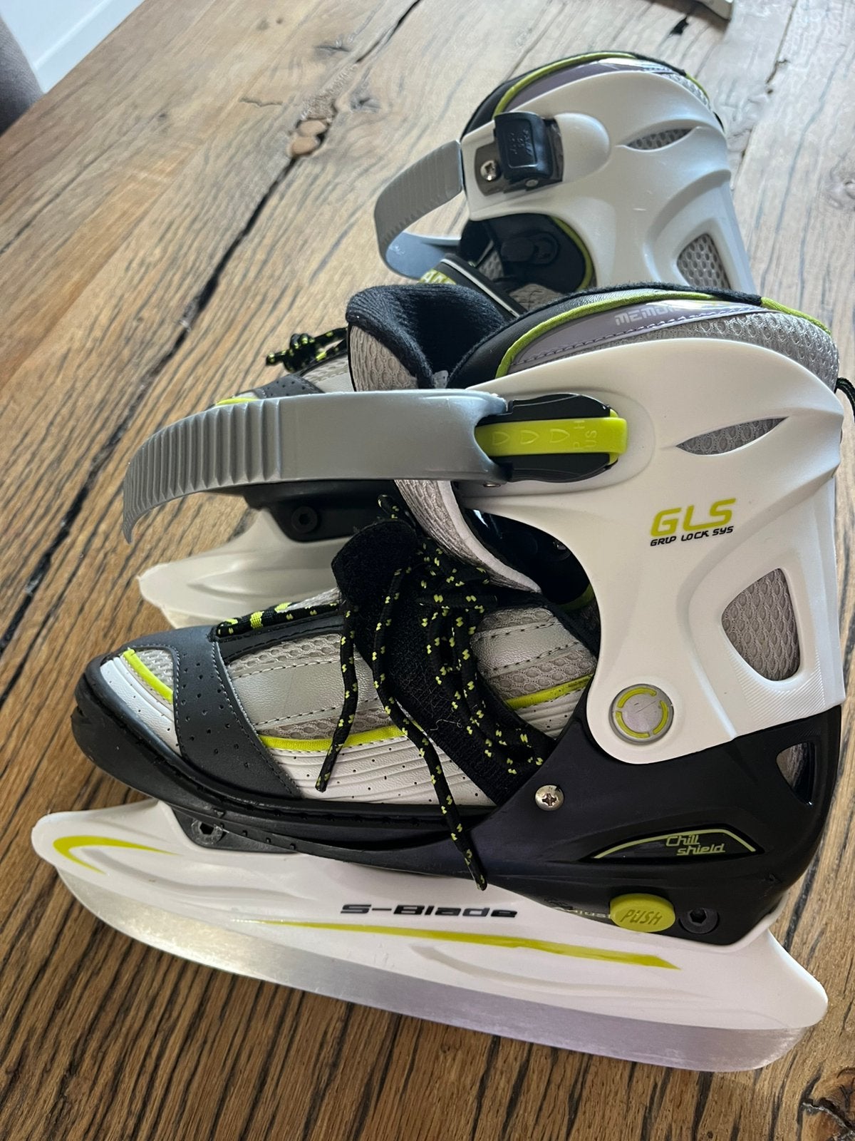 Schaatsen Nijdam verstelbaar maat 34 tm 37, Ophalen of Verzenden, Zo goed als nieuw, IJshockeyschaatsen, Nijdam