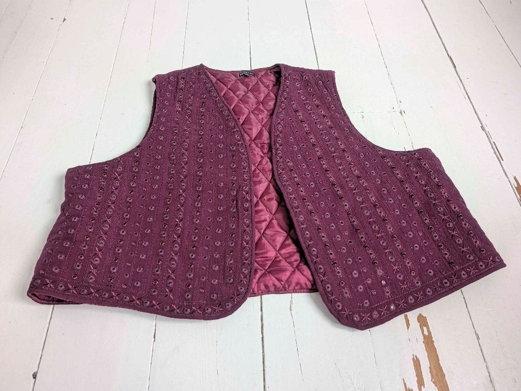Bordeauxrood gilet van Exxcellent, Maat 46/48 (XL) of groter, Ophalen of Verzenden, Zo goed als nieuw, Exxcellent