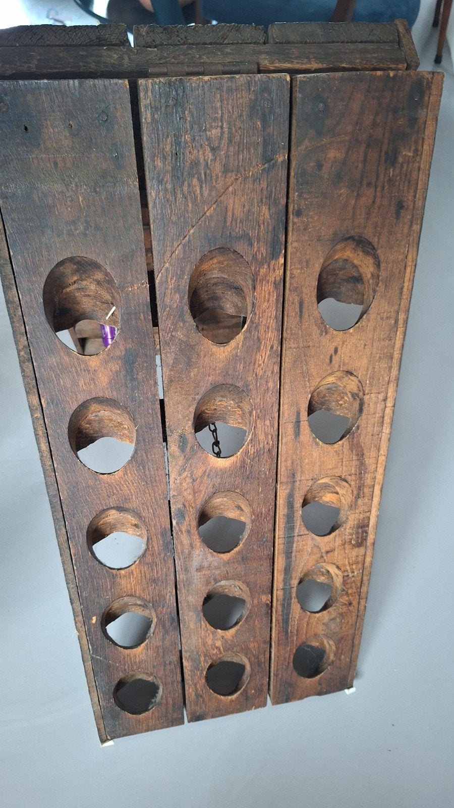 Houten wijnrek, Ophalen, 50 – 75, Gebruikt, 25 flessen of meer
