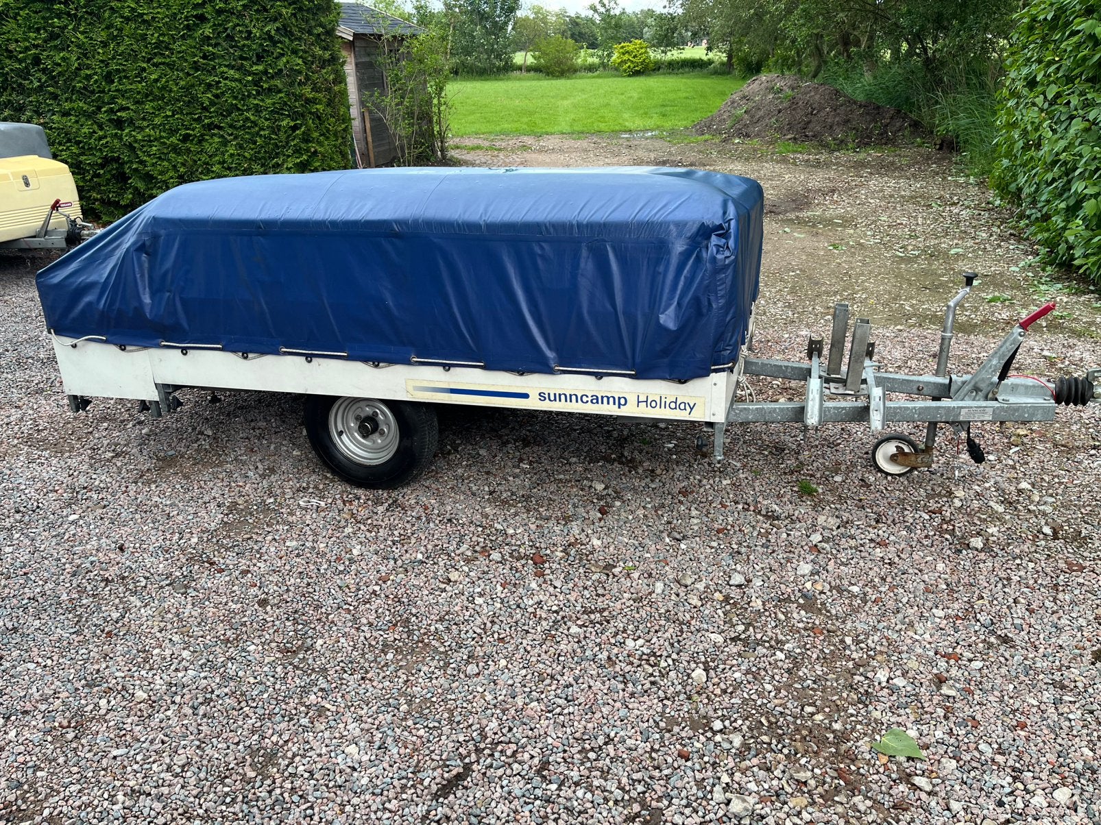 Sunncanp holiday vouwwagen, Caravans en Kamperen, Vouwwagens, Ophalen of Verzenden, Blauw, Overige merken
