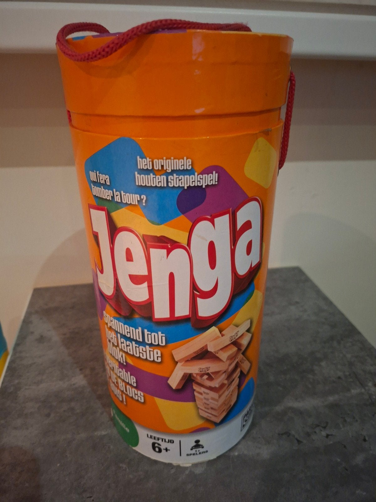 Jenga, Een of twee spelers, Ophalen, Gebruikt, Hasbro
