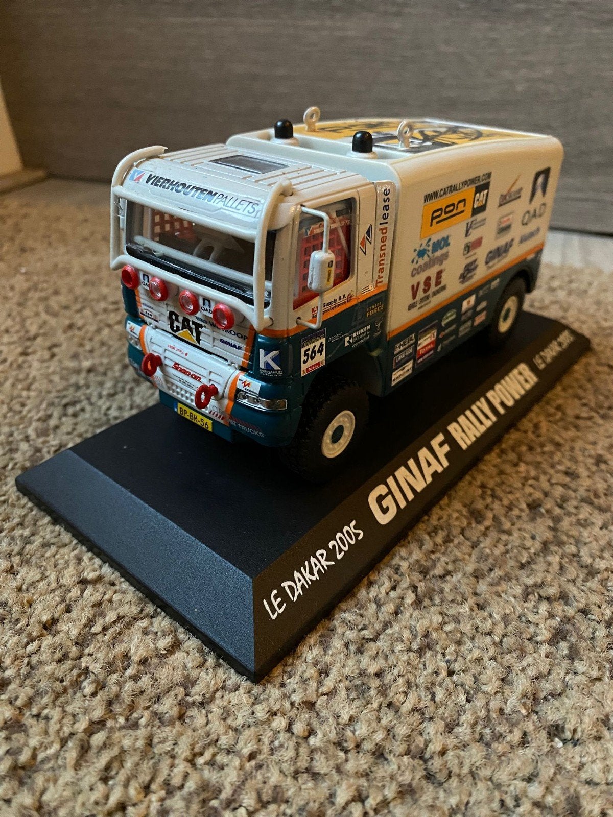 parijs dakar truck le dakar ginaf wuf van ginkel, Ophalen of Verzenden, Bus of Vrachtwagen