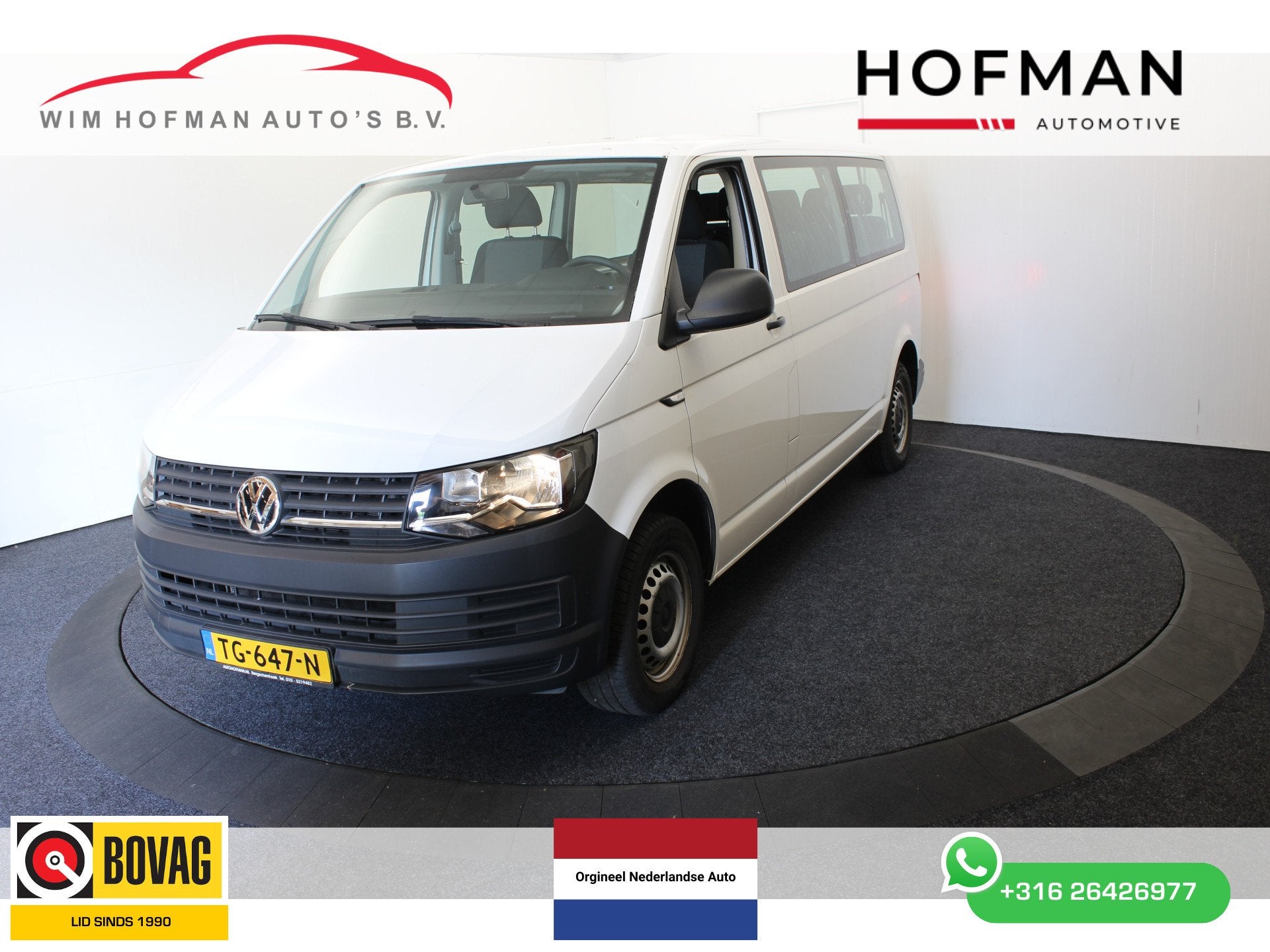 Volkswagen Transporter Kombi 2.0 TDI L2H1 9 Pers 2+2+2+3 BPM, Auto's, Volkswagen, Voorwielaandrijving, Gebruikt, Euro 6, 1794 kg