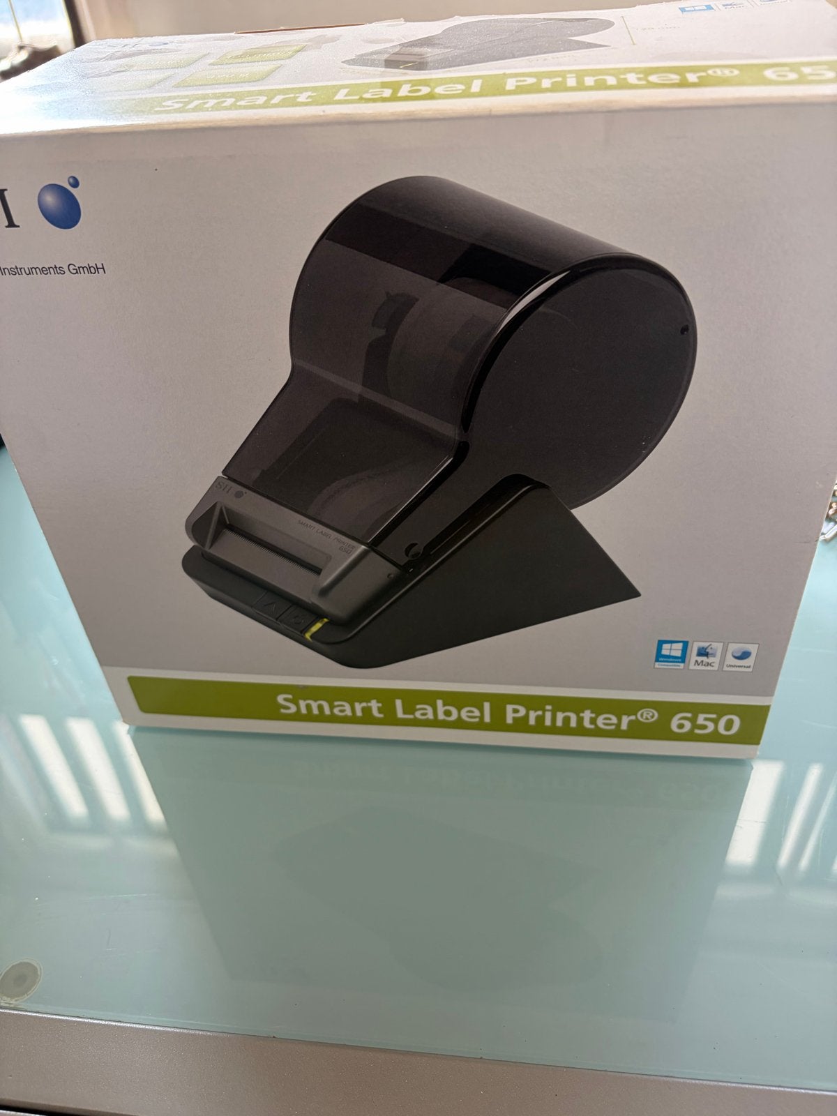 SII Smart Label Printer 650 - Nieuw in doos, Computers en Software, Ophalen of Verzenden, Nieuw, Etiket