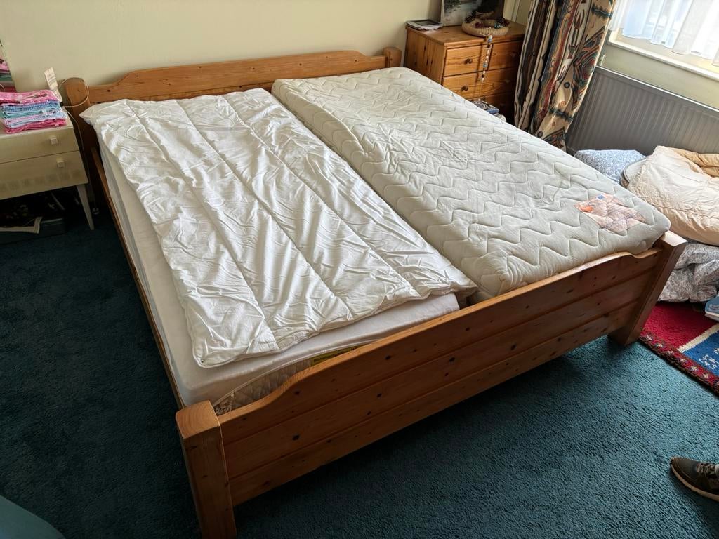 Bed 2 persoons, Ophalen, Zo goed als nieuw, Tweepersoons