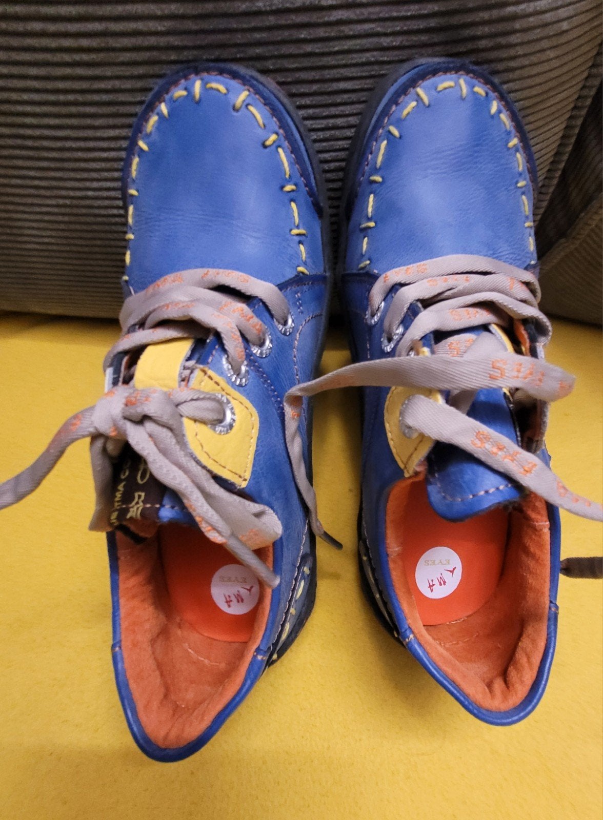 TMA EYES Blauwe Sneakers Maat 38 - Zo goed als nieuw, Blauw, Nieuw, Ophalen of Verzenden, Sneakers of Gympen