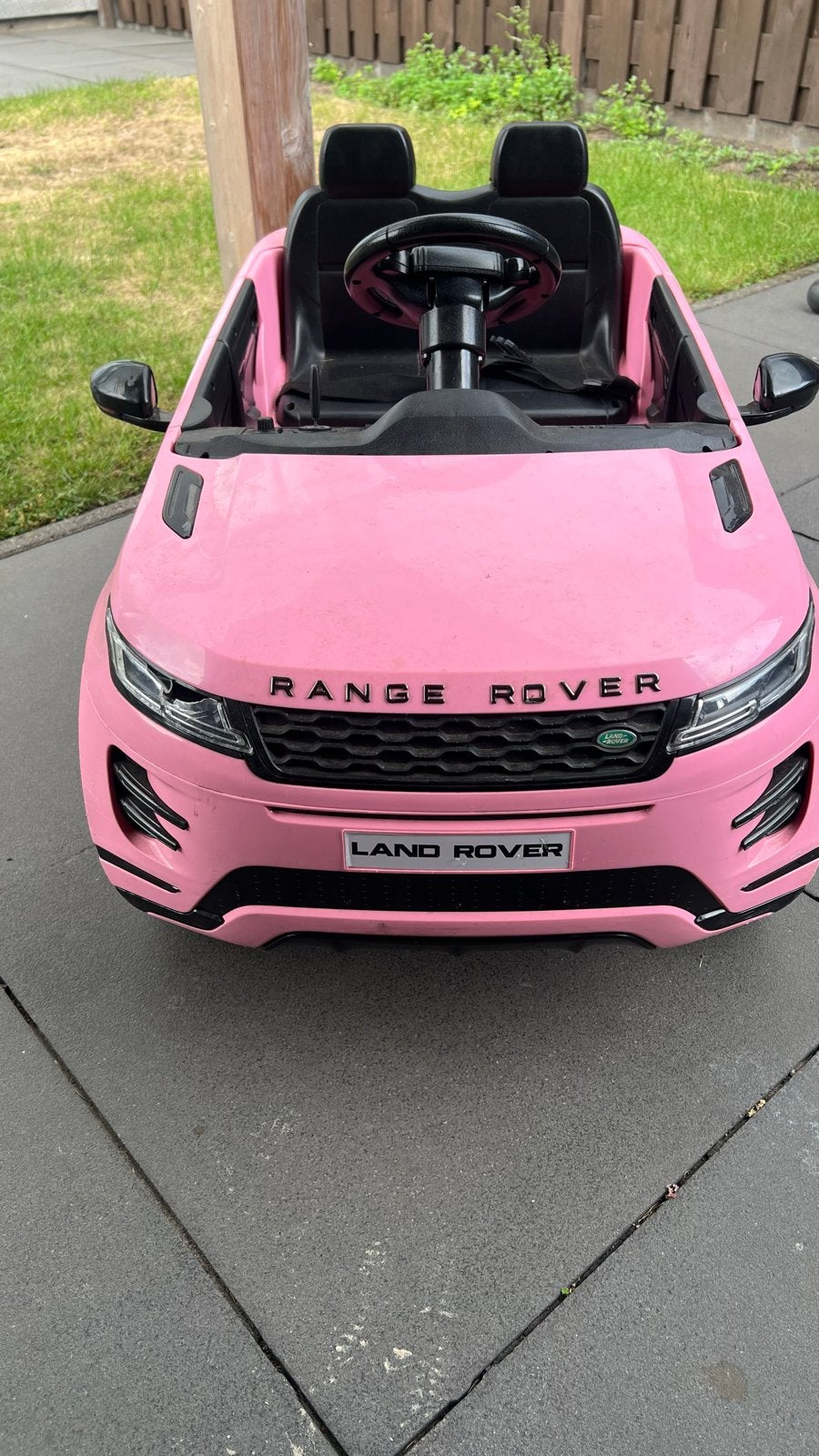 Roze Range Rover elektrische kinderauto, Ophalen of Verzenden, Gebruikt