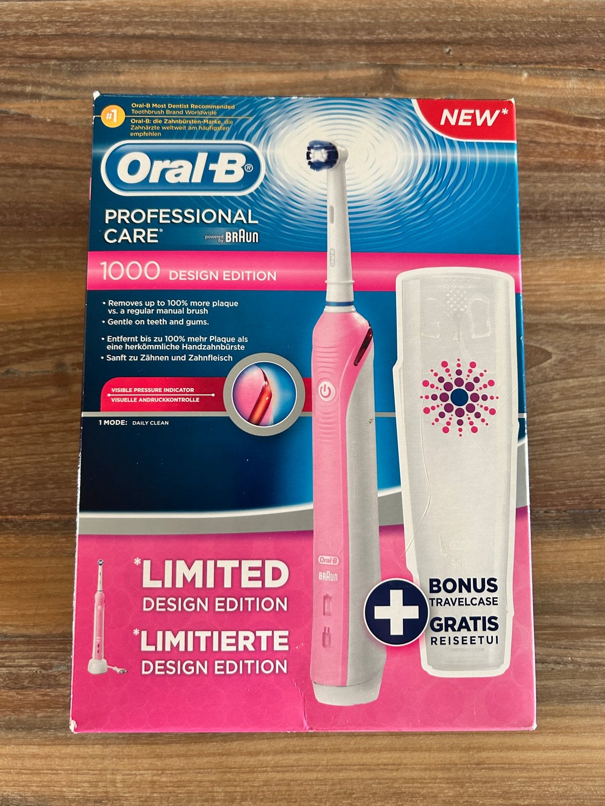 Oral-B Professional Care 1000 Roze, Ophalen of Verzenden, Nieuw, Mondverzorging