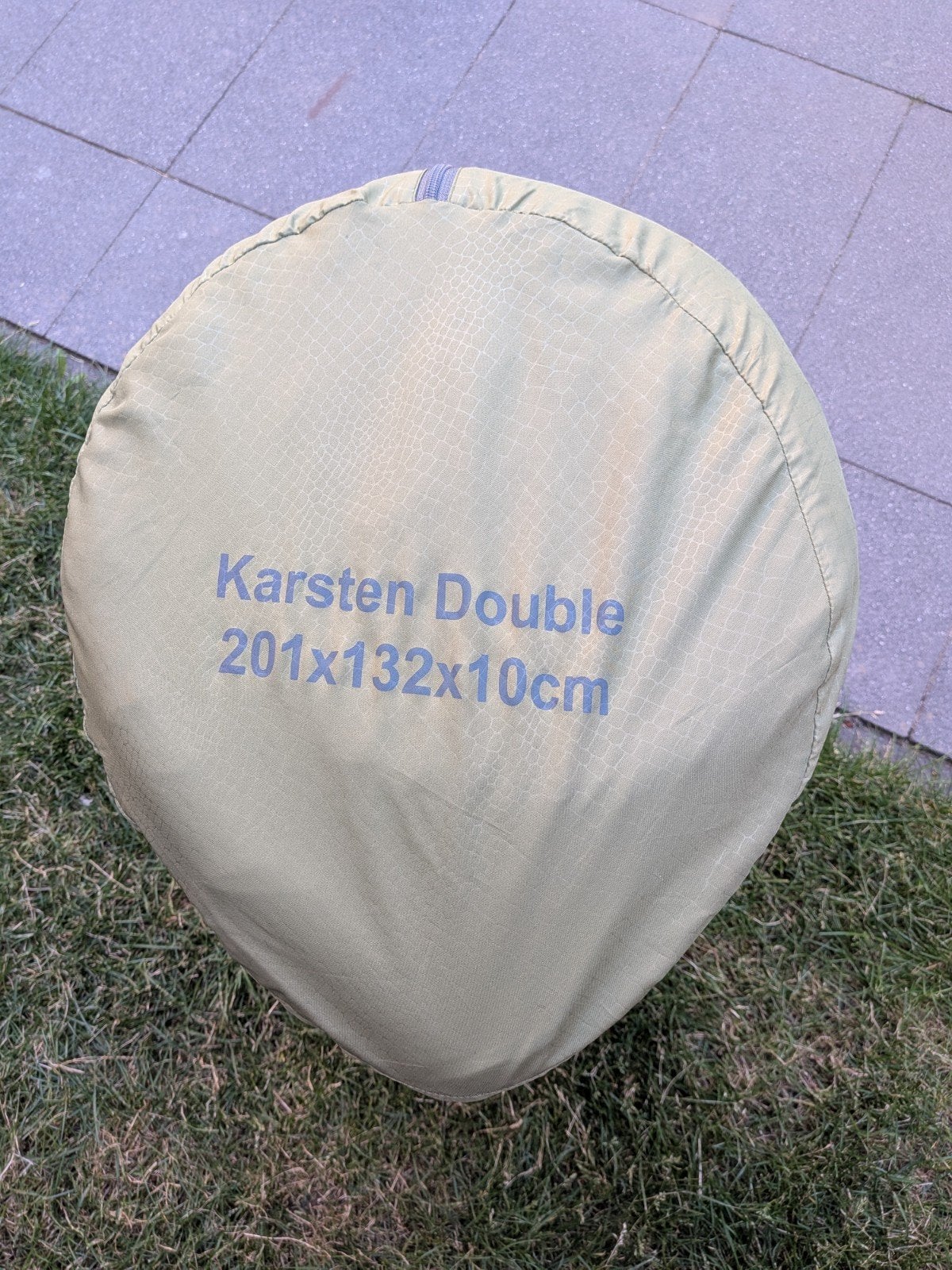 Karsten Tenten Double slaapmat 201x132x10cm, Ophalen, Zo goed als nieuw
