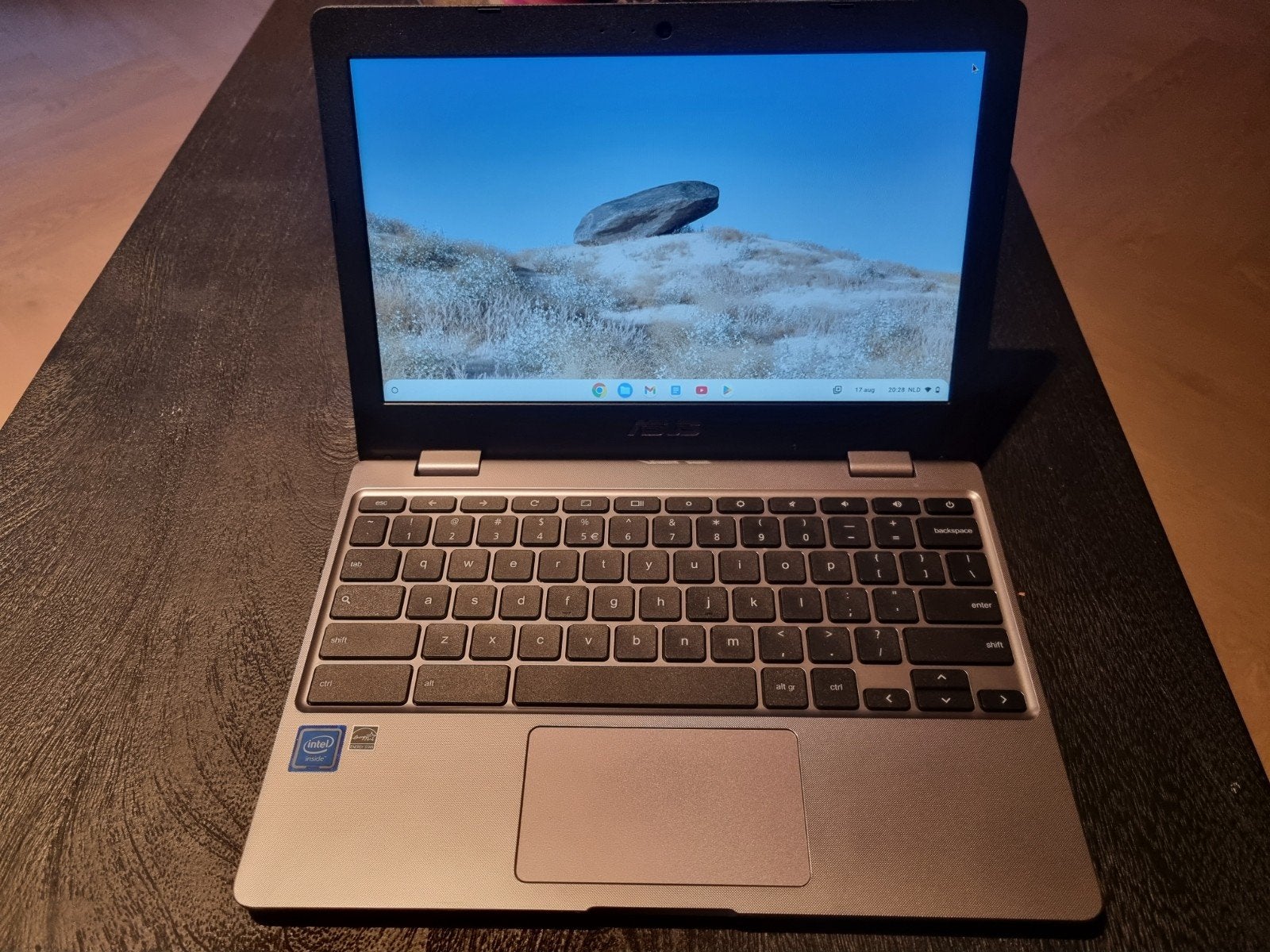 ASUS Chromebook C223N - Lichtgewicht en Compact, Computers en Software, Chromebooks, Ophalen, Qwerty, ASUS, 32 GB of minder