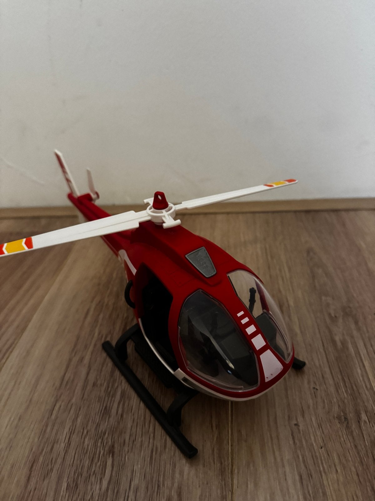 Playmobil Rode helikopter - Zo goed als nieuw, Ophalen of Verzenden, Zo goed als nieuw, Overige typen, Helikopter