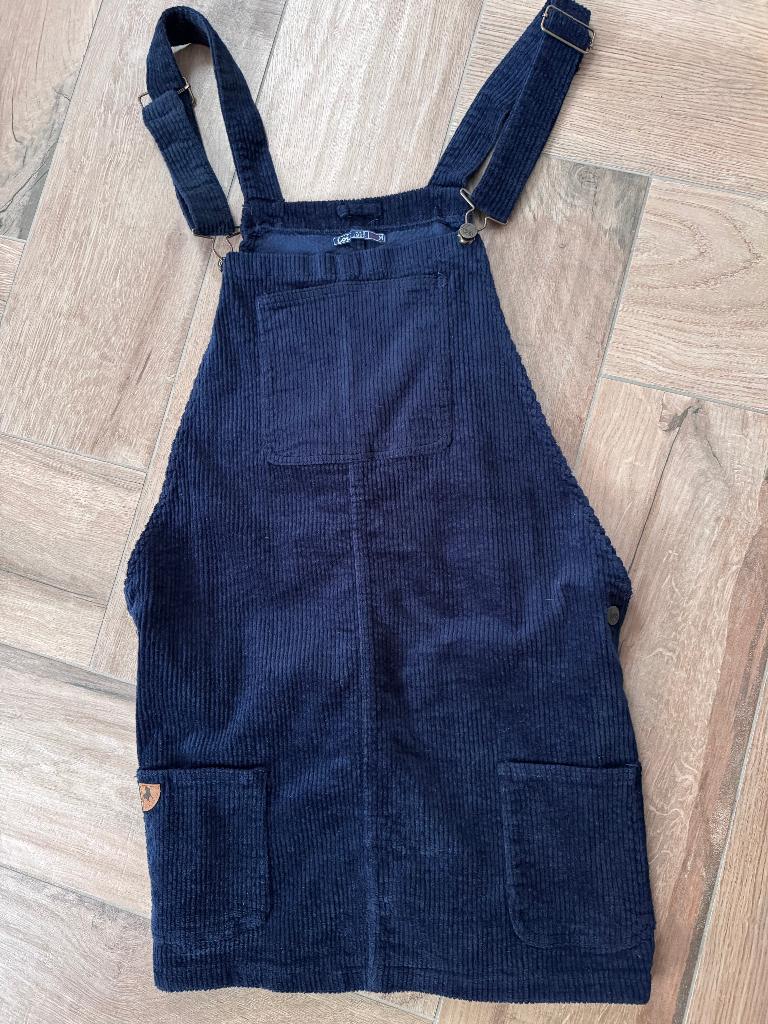 Leuk corduroy tuinjurkje “LOIS”, mt. M, do.blauw rib, nieuw, Maat 38/40 (M), Nieuw, Knielengte, Lois