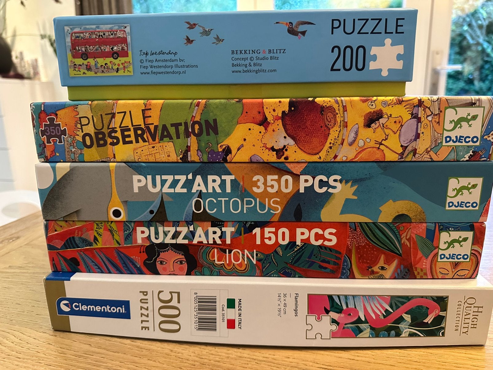 Puzzels Djeco 350, 150 stukjes, Fiep Westendorp 200 stukjes, Ophalen, Meer dan 50 stukjes, Zo goed als nieuw, 6 jaar of ouder