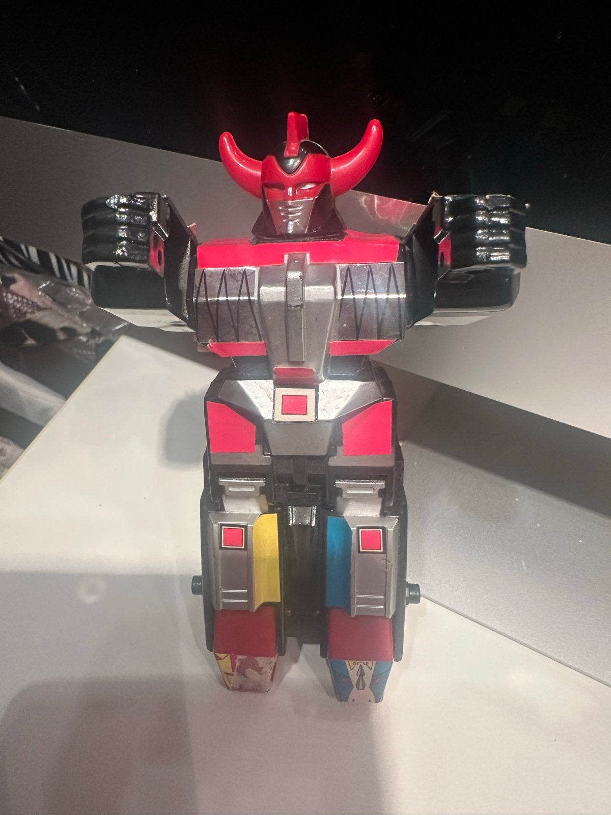 Vintage Opvouwbare Monster Robot Jaren '90 met Wielen, Verzamelen, Speelgoed, Ophalen of Verzenden, Gebruikt