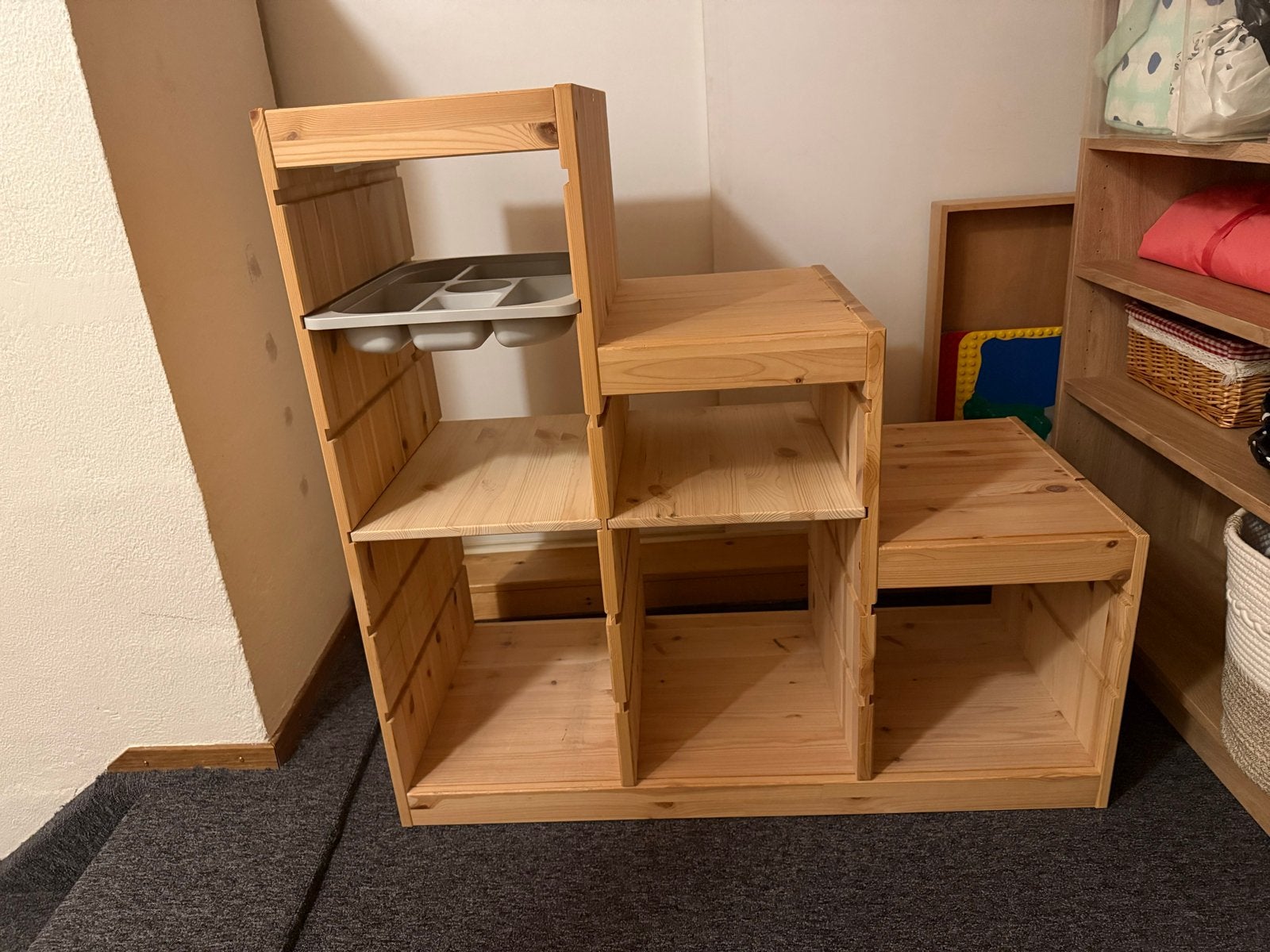 IKEA Trofast opbergkast grenenhout, Ophalen, Met plank(en), 50 tot 100 cm, Zo goed als nieuw
