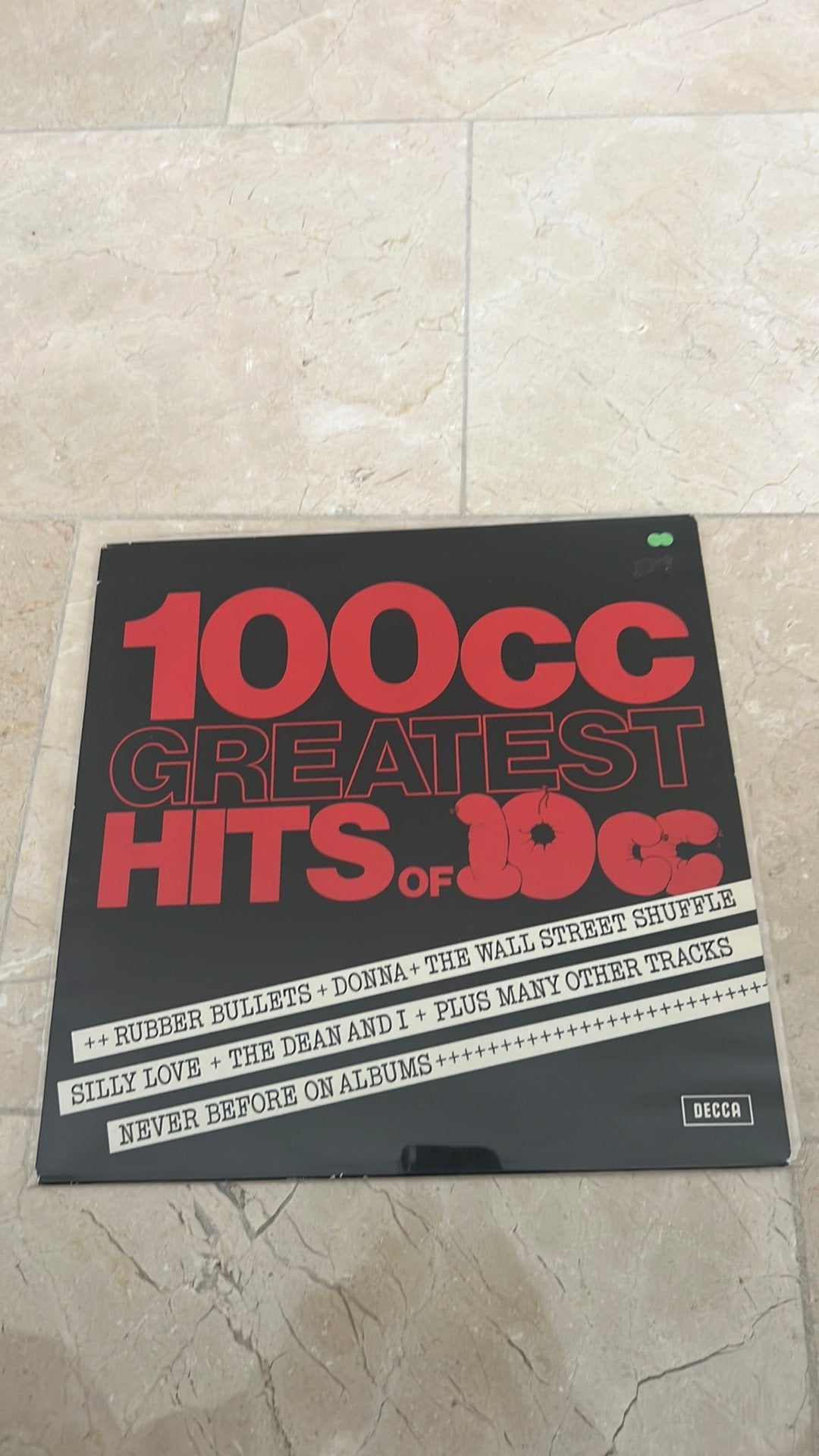 LP 10cc 100cc greatest hits, Ophalen of Verzenden, Zo goed als nieuw, 12 inch, Poprock