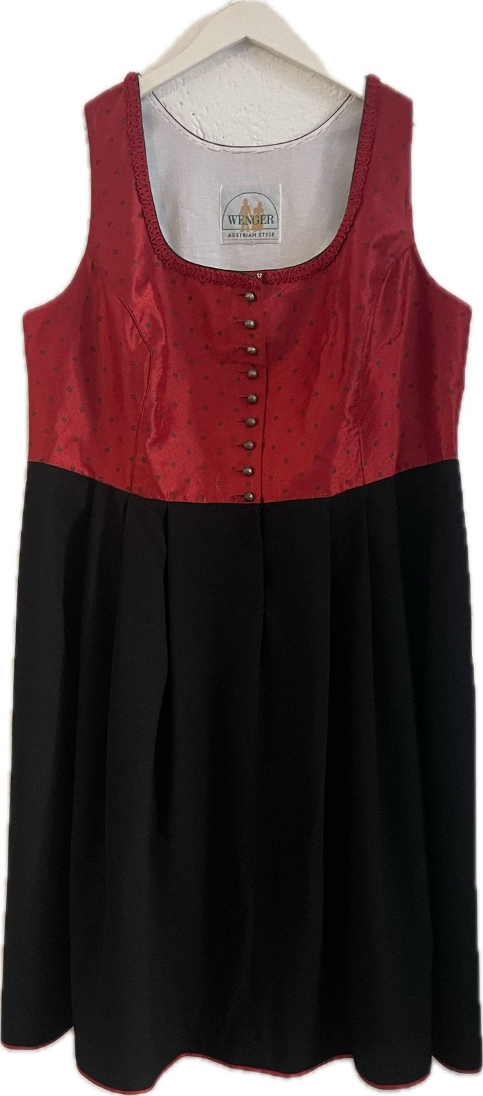Wenger Dirndl Jurk Maat 52, Blauw, Maat 46/48 (XL) of groter, Ophalen of Verzenden, Zo goed als nieuw