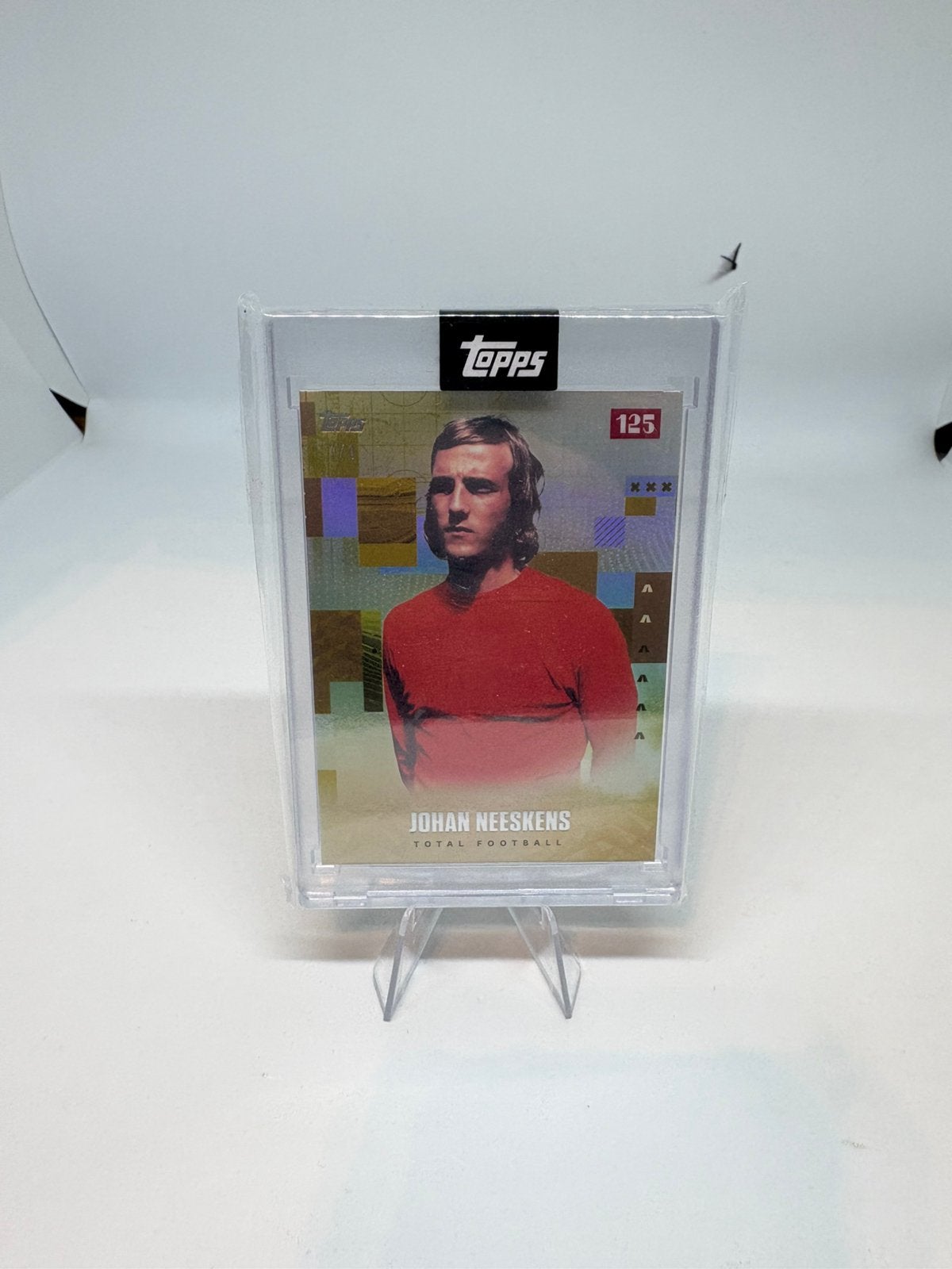 Topps 125 Years Ajax 2025 Johan Neeskens Gold 1/1, Ophalen of Verzenden, Zo goed als nieuw, Plaatje