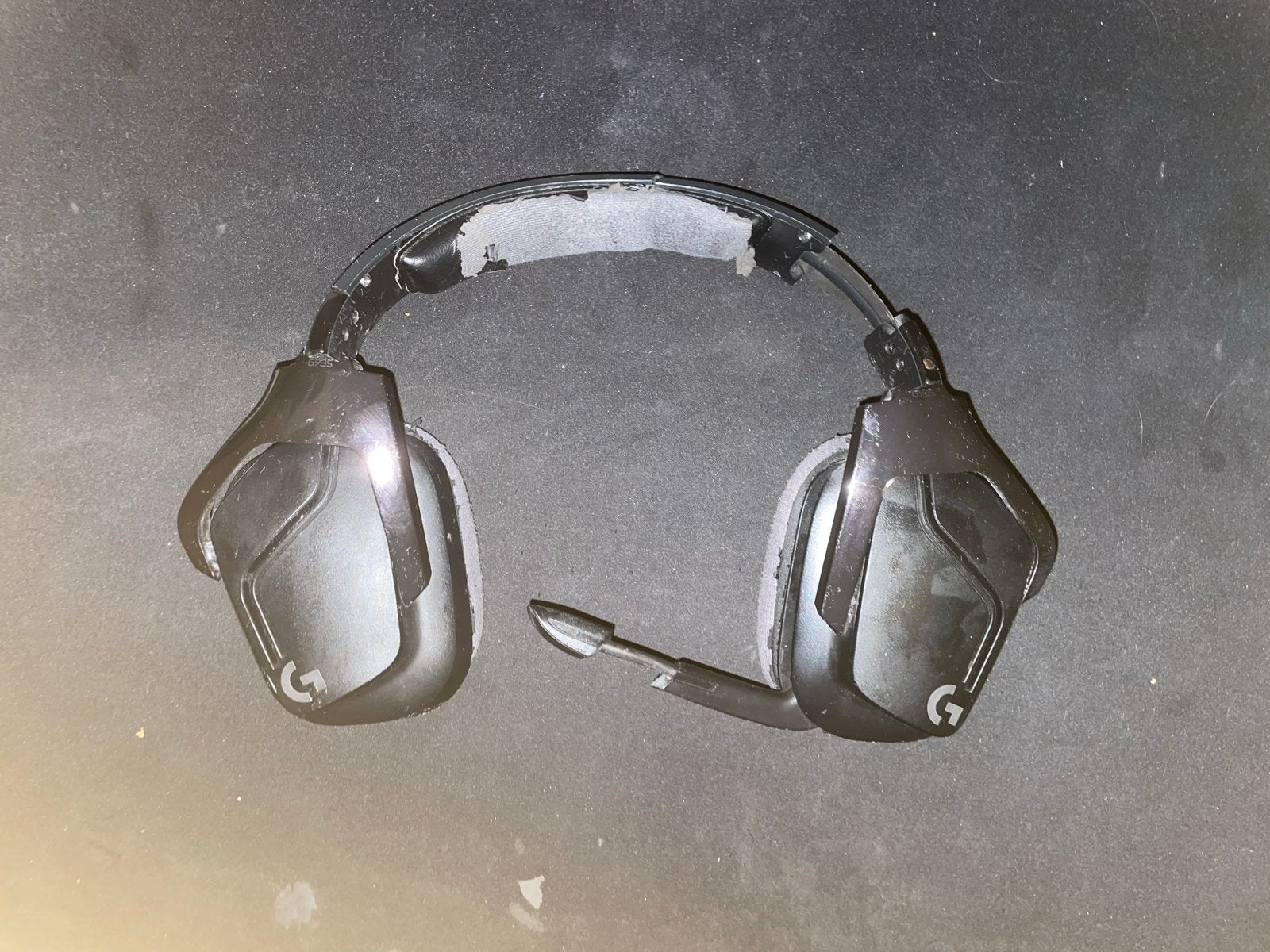 Logitech G935 Draadloze Gaming Headset - Zwart (Defect), Audio, Tv en Foto, Koptelefoons, Gaming, Logitech, Ophalen of Verzenden