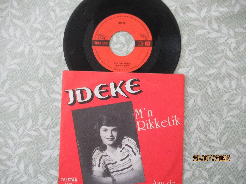 Ideke         M'n Rikketik, Originele persing, 7 inch, Ophalen of Verzenden, Zo goed als nieuw