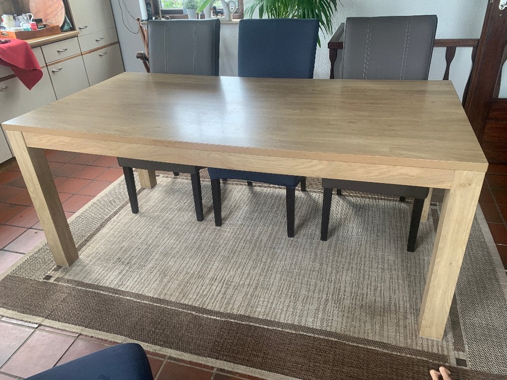 keukentafel, Huis en Inrichting, Tafels | Eettafels, Gebruikt, 150 tot 200 cm, Rechthoekig, 50 tot 100 cm