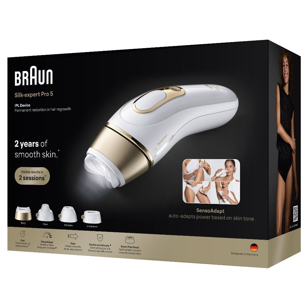 Braun Silk-expert Pro 5 IPL Ontharingsapparaat, Ophalen of Verzenden, Nieuw, Scheren en Epileren