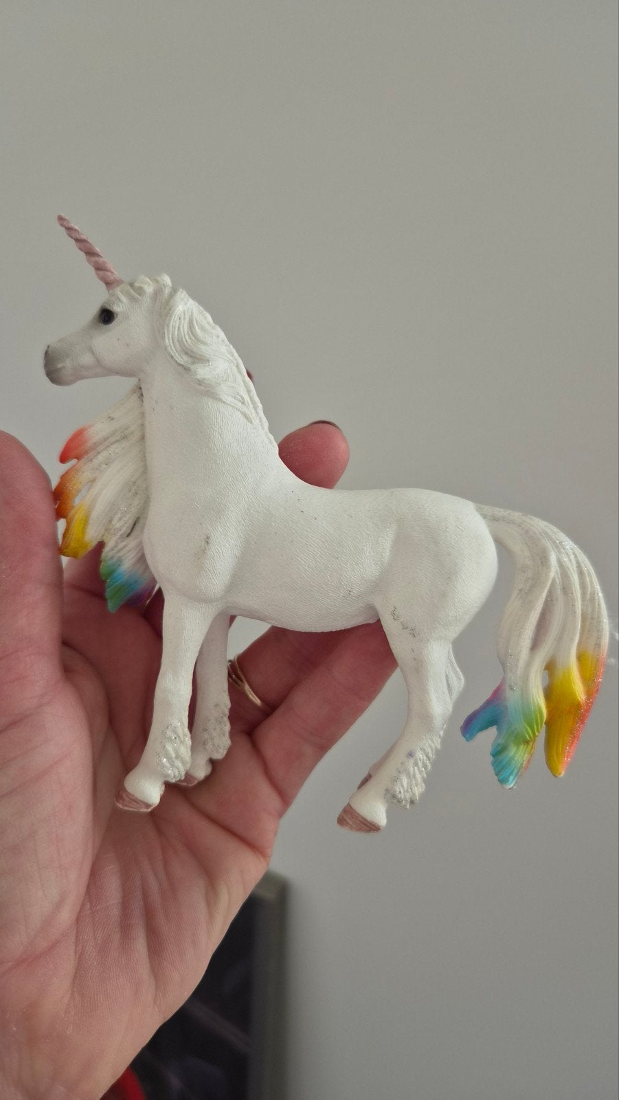Schleich Eenhoorn met fee, Verzamelen, Speelgoed, Ophalen of Verzenden, Zo goed als nieuw