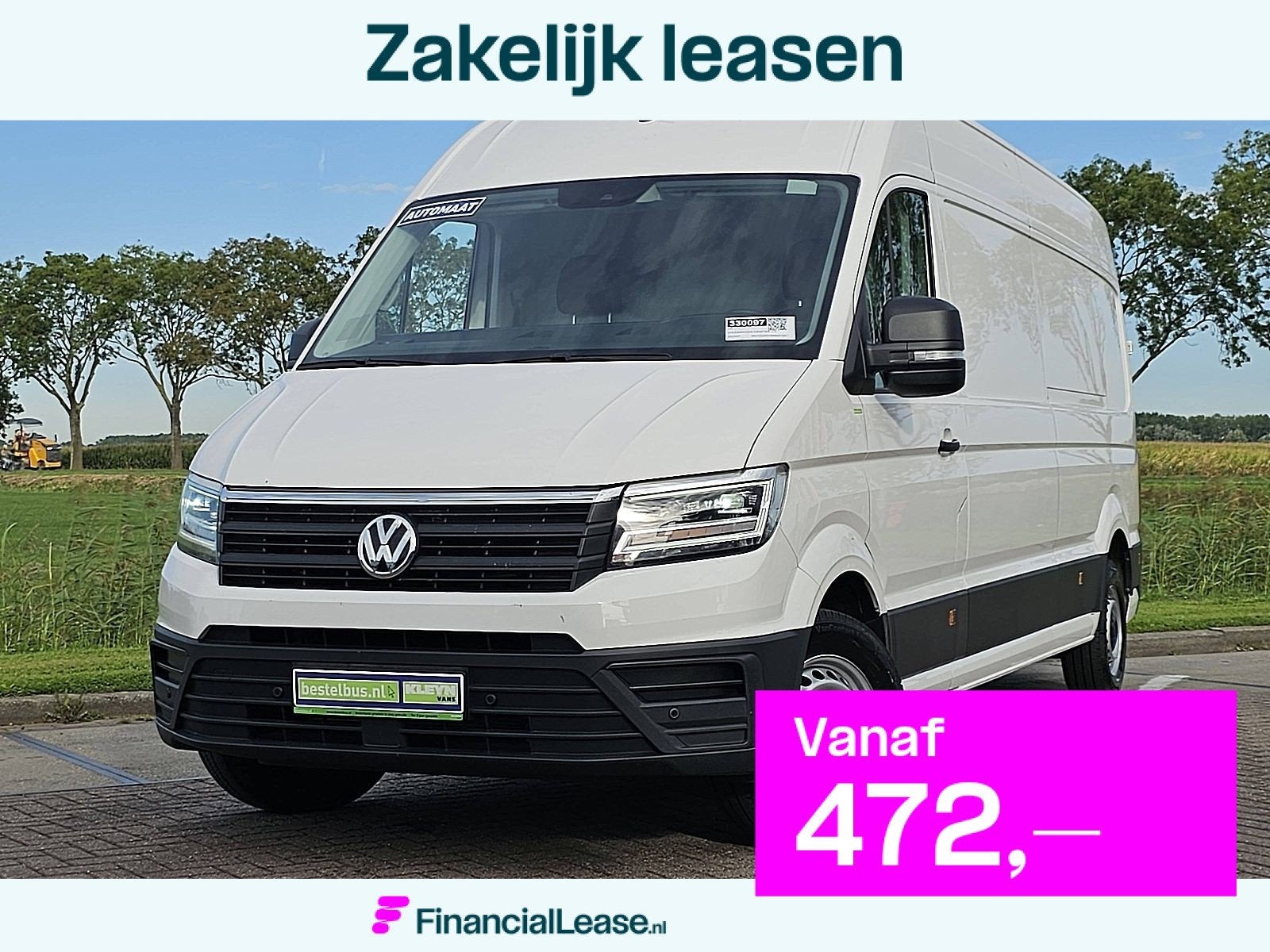 VOLKSWAGEN CRAFTER 2.0 l4h3 automaat led, Gebruikt, Euro 6, 4 cilinders, Volkswagen