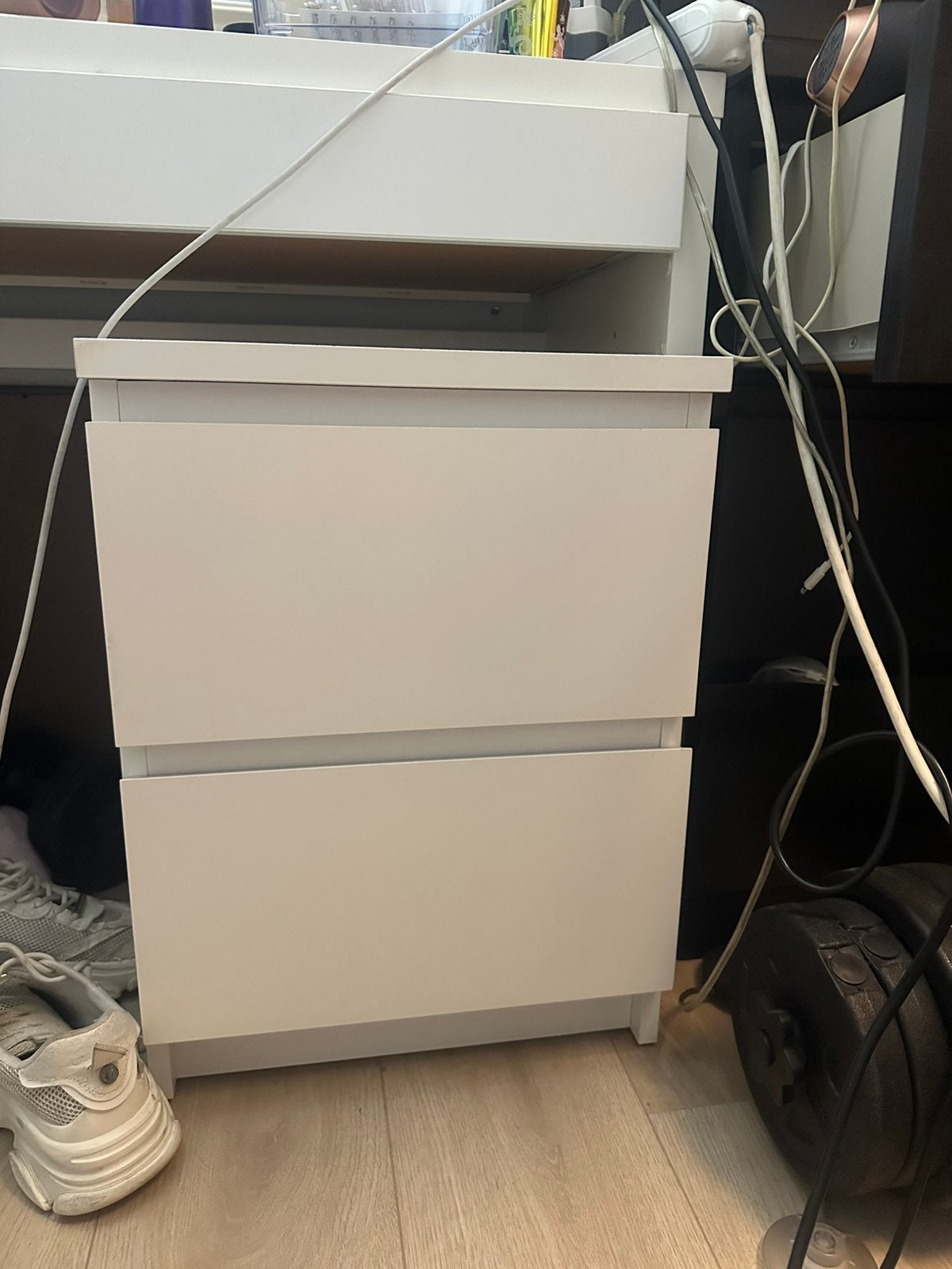 IKEA MALM, Huis en Inrichting, Slaapkamer | Nachtkastjes, Ophalen, Zo goed als nieuw, Minder dan 45 cm