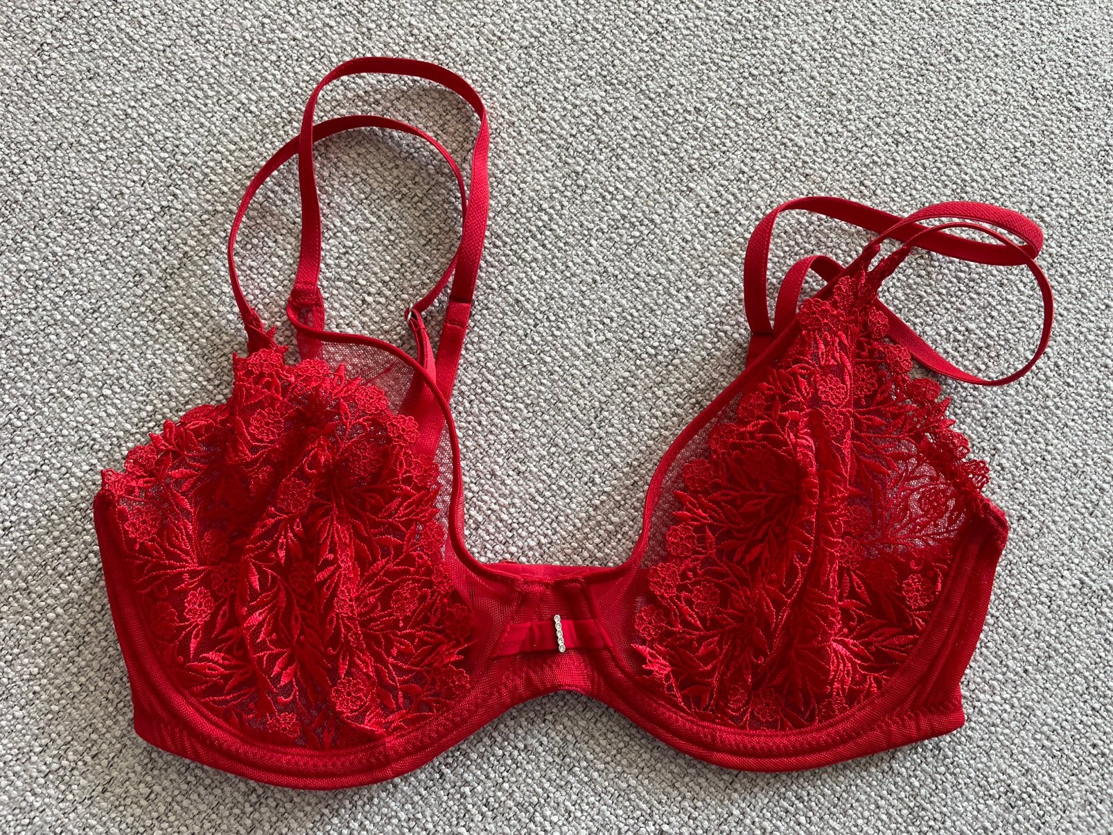 Mooie beugelbh Marie Jo 70C, Ophalen of Verzenden, Rood, BH