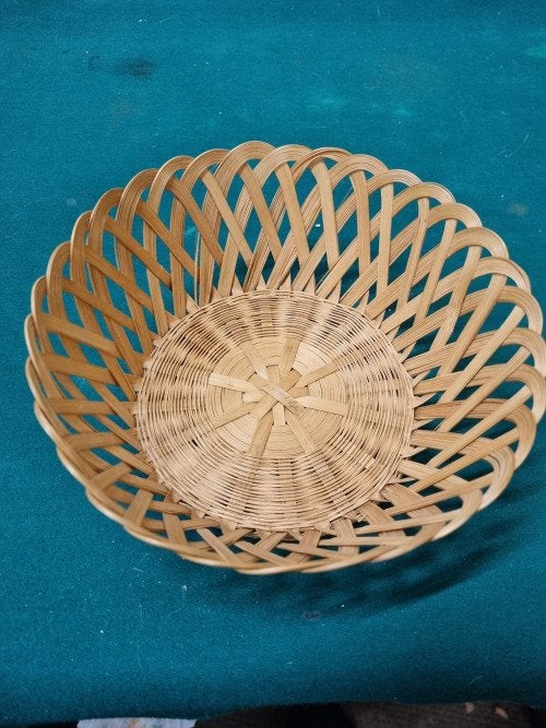 Broodmandje rotan vintage gevlochten, Ophalen of Verzenden, 'T Olde Gre-j, Info@toldegrej.nl, Endepoelstraat 20f Didam