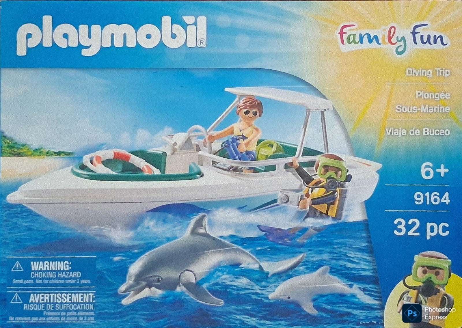 Family Fun Duiktrip Met Plezierboot 9164, Ophalen of Verzenden, Complete set