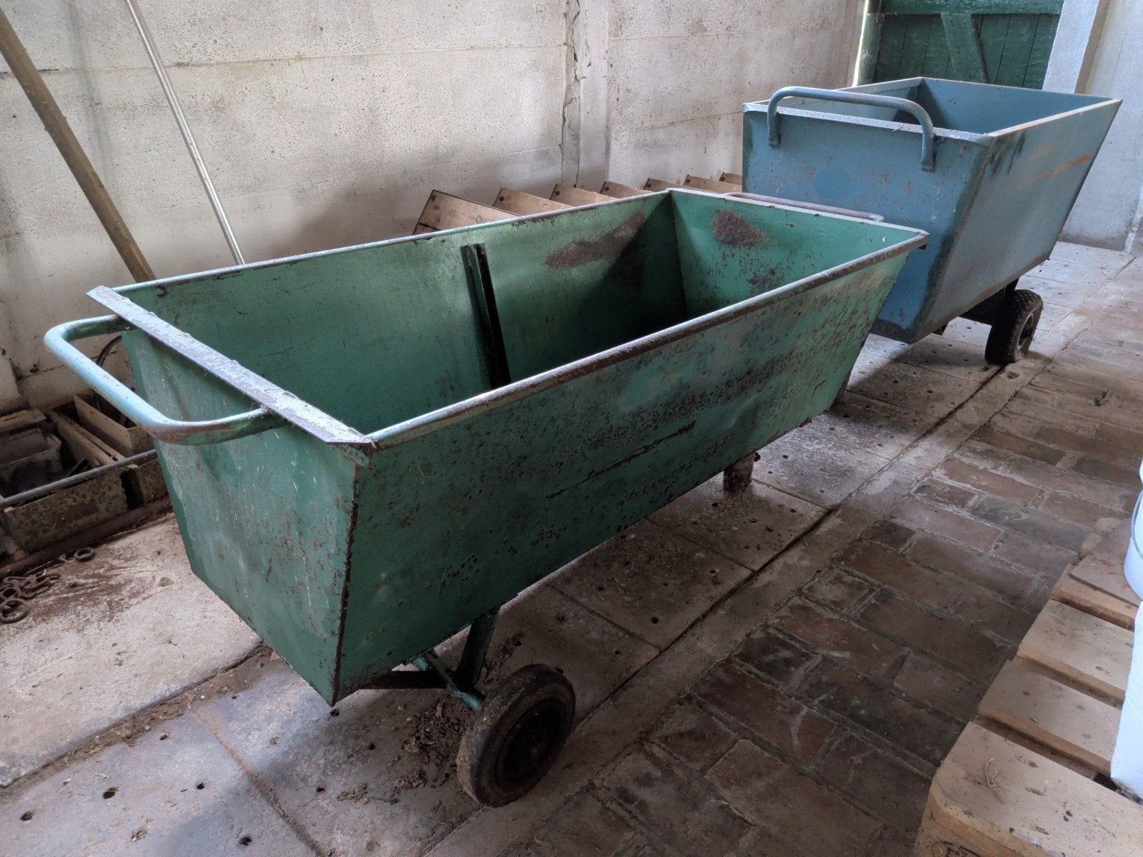 voerwagens transportkar, 100 liter of meer, Ophalen, Gebruikt, Transportkar